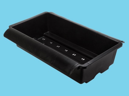 Substrate trough “Fragola” 11 litre with truss support black