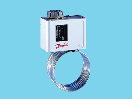 Danfoss KP61 frost thermostat with 2 m. capillair -30...+15°