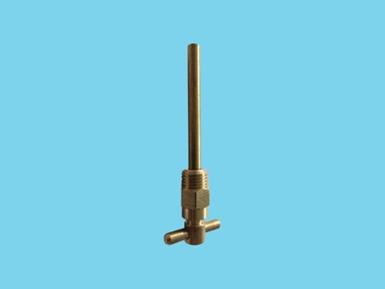 Air vent brass t-model with pipe 1/4"