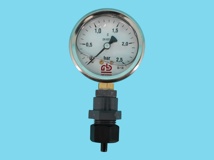 Pressure gauge compl. 0-2,5bar