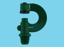 Nylon Watering Nozzle Green whitworth 3/8"