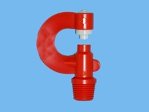 Misting Nozzle  3/8 " 1,25 mm red/white