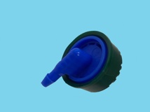 Supertif-High NoDrain side-outlet 2,95L/hour green/blue