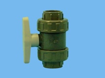Ball valve Ø32mm pvc viton