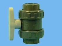 Ball valve Ø50mm pvc viton