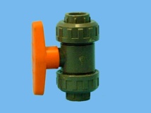 Ball valve Ø20mm solvent cement pvc