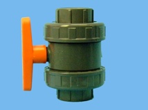 Ball valve Ø75mm solvent cement pvc