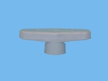 Handle for ball valve 50/63  blue pvc