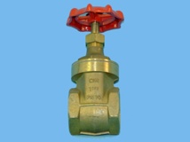 Hand wheel valve brass  1 1/2"