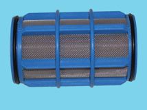 Amiad-cylinder-1"  300-Micron  PL+RVS-blue