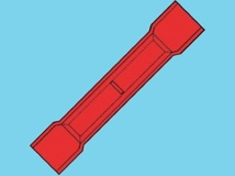 Connector irrigation parts red a1525sk