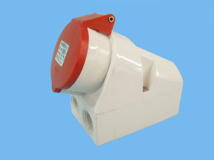 CEE standard female wall socket 4pole-32a