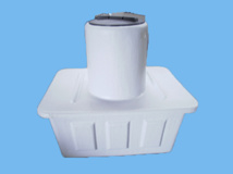 Drain water tank 500L complete H 94
