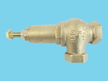 Pressure relief valve type 1421 brass 1/2" bi