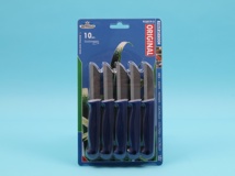 Knife steel strip blue – straight blade 65 mm