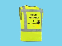 Vest yellow - Keep sufficient distance