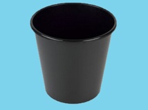 Flower bucket 10 ltr black 4140 plt
