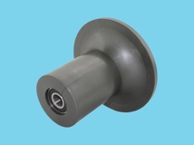 Flange roller nylon 183x150mm, for pipe 45mm + bearing