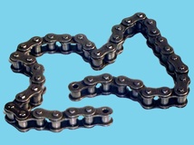 Driving chain 1/2" 48cm + 1/2" chain link for Meto