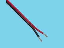 Speaker cable 2x1,5 Red-black 100 meter