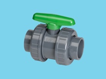 Pvc ball valve type : dil 110x110mm viton® dn100