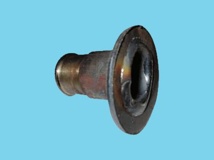 Welding plate 51mm with welded hose connector 3/4"