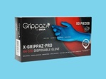 Glove M-Safe 246B nitrile Grippaz  blue