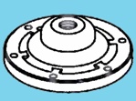 Backwash valve cover 2"x2"