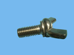 PT meter stainless steel wing bolt m 10 x 20 mm