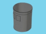 Open container for closed storage tanks 1000L - type A - KIW