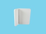 Lid polyester container 500L with hinge square 113x113cm
