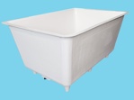Polyester container 600L 120x100cm on legs+sink