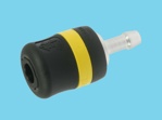 VE coupling with grip yellow hose 03mm