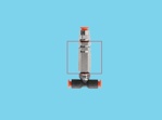 Stainless steel check valve 1/8" for hygiene unit (new model