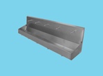 Stainless steel sink WR4 Knee Push Button