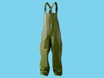 Dungarees with kneepad protector green L