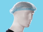Haircap PP blue 100 wokkel 52cm