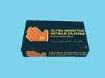 Gloves Ultra Sensitive nitrile powder-free Blue Size XL