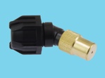 Adjustable spray nozzle 1.3 mm Synthetic brass