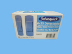 Salvequick blue detectable plasters 6735
