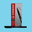 Stabilo pen 842 waterproof black 