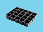Desch Potplants 7x7x6cm/20 black 150 box