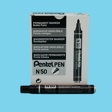 Marker Pental N50 Black (12)