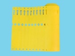 Slot label yellow           16x1,27 cm 1000