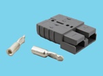 Plug SB50 grey 6mm² + contact pins