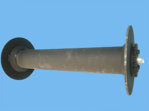 Tubular rail roller iron with gear AB - H.O.H. 42,5 tube 60
