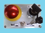Control box BRW170/185 + emergency stop+key switch+gas/brake