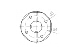 Tank connector 32mm x 1 1/2"