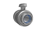 Pvc ball valve type: dil 1 1/2" x 1 1/2" dn40
