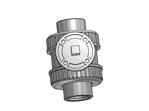 Iso-top ball valve 1" bs epdm